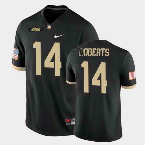 Men Army Black Knights Michael Roberts College Football Black Game Jersey